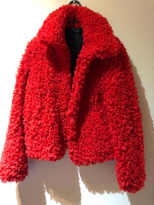 Buy & Sell West Midlands Wolverhampton - Photos for Red fur coat size 8