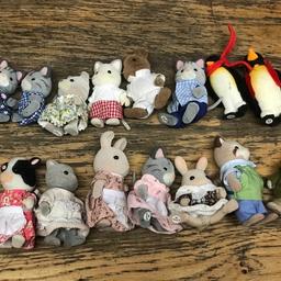 16 x sylvanian families figures. Comes from a smoke and pet free home. Collection only