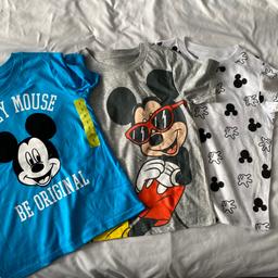 Boys pack of 3 Mickey Mouse T-shirt’s
New
Size 5 years
Collection southwater or I can post for additional £3.50 Royal Mail second class