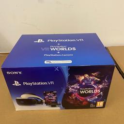 Brand New in Box PlayStation VR Starter Pack.

Brought but never used, unwanted gift.

Sold out everywhere, impossible to get hold of now. Very rare to see a brand new one.

Delivery or collection available.

NO OFFERS!

Check my reviews for peace of mind.