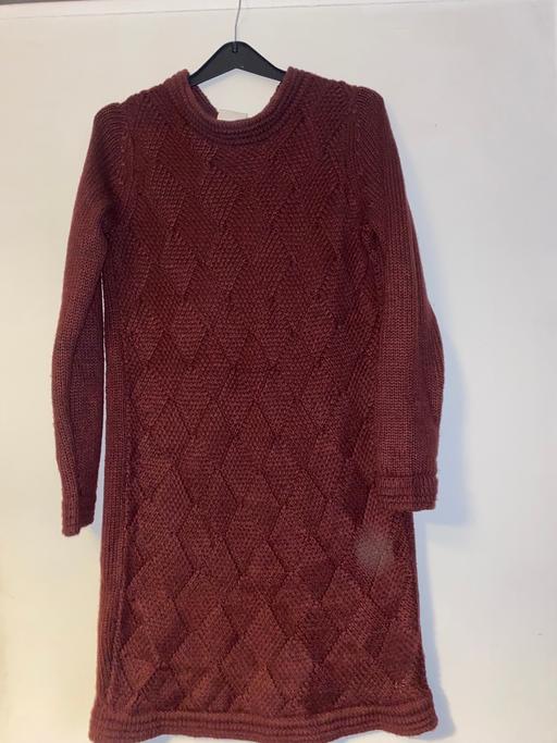 Buy & Sell Hertfordshire Broxbourne - Photos for Vila - Ladies Burgundy Knitted Jumper Dress