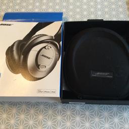 Bose active noise cancelling headphones. In good condition with some signs of wear on the pads. £50 Ono