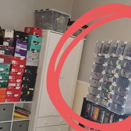 I no longer need these storage boxes I think there are 20 in total you can see how they are constructed in the picture with my personal collection. 

Collection only please already collapsed ready to take.
Grab a bargain while you can! basically getting them for just over £1 a box won't get them cheaper anywhere else 😇