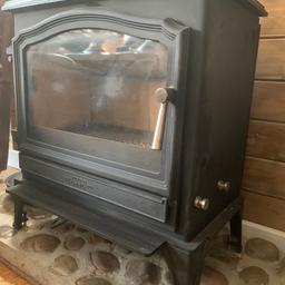 Quality multi fuel cast fire bought for my property but found to be to high heat output all information about this fire is on data plate provided in pics ready to collect thanks for looking