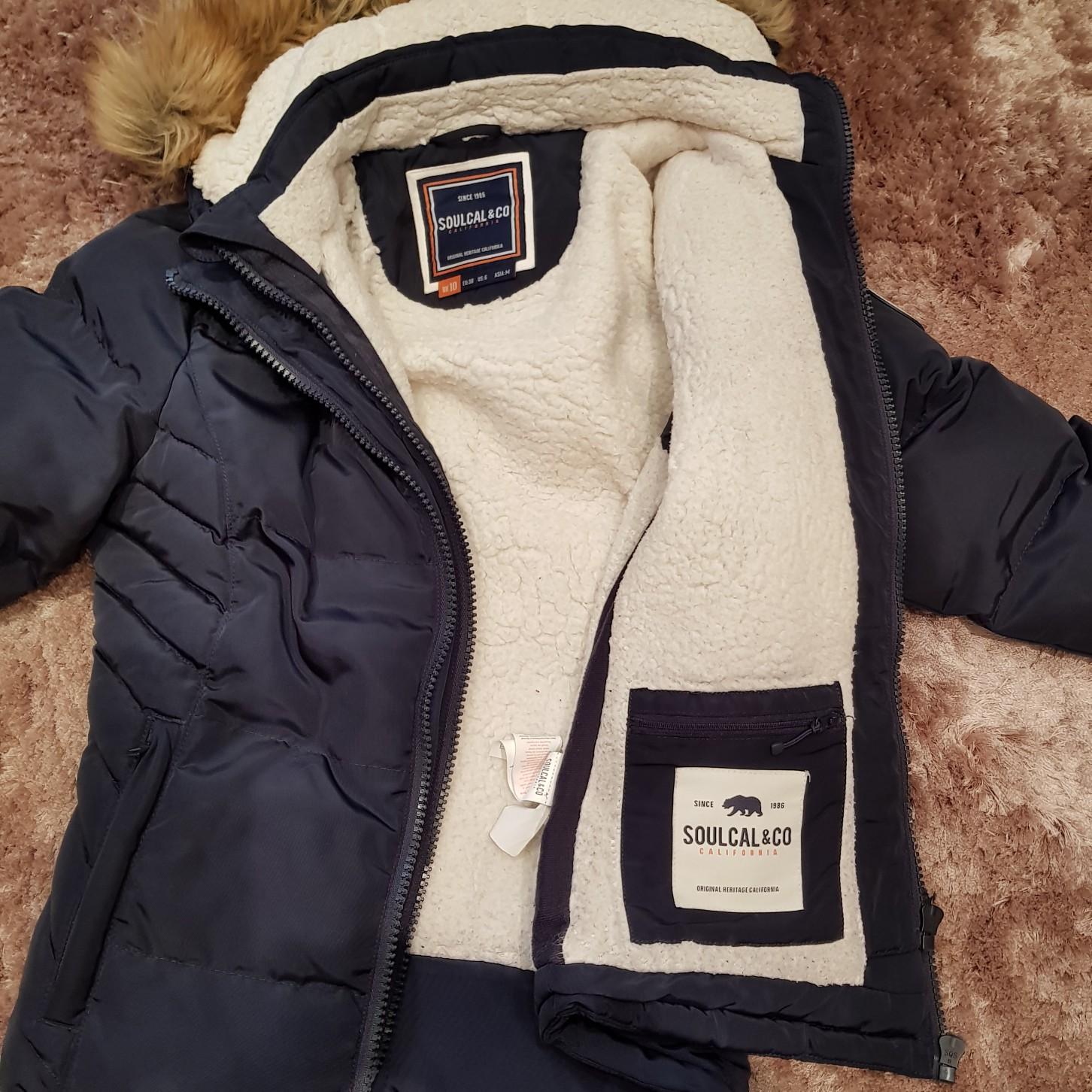 JD Sports SoulCal&Co dark navy puffer jacket in TW13 London for £10.00