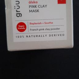 BNIB Gruum alska pink clay mask 50ml