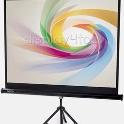 Used in perfect condition

Display4top 60" Portable Tripod Projector Screen With Stand 4:3 Portable Foldable For Home Theater Cinema Indoor Outdoor Projector Movie Screen,Screen:122cm(W) x 91cm(H). This amazing projector screen is suitable for a wide range of projectors. All LED, LCD and DLP projectors can be used with this projector screen,Used for Home Theater, Classroom, Conference Room, Public Display, ETC. Have a party with your family and friends, watch a game or movie or anything