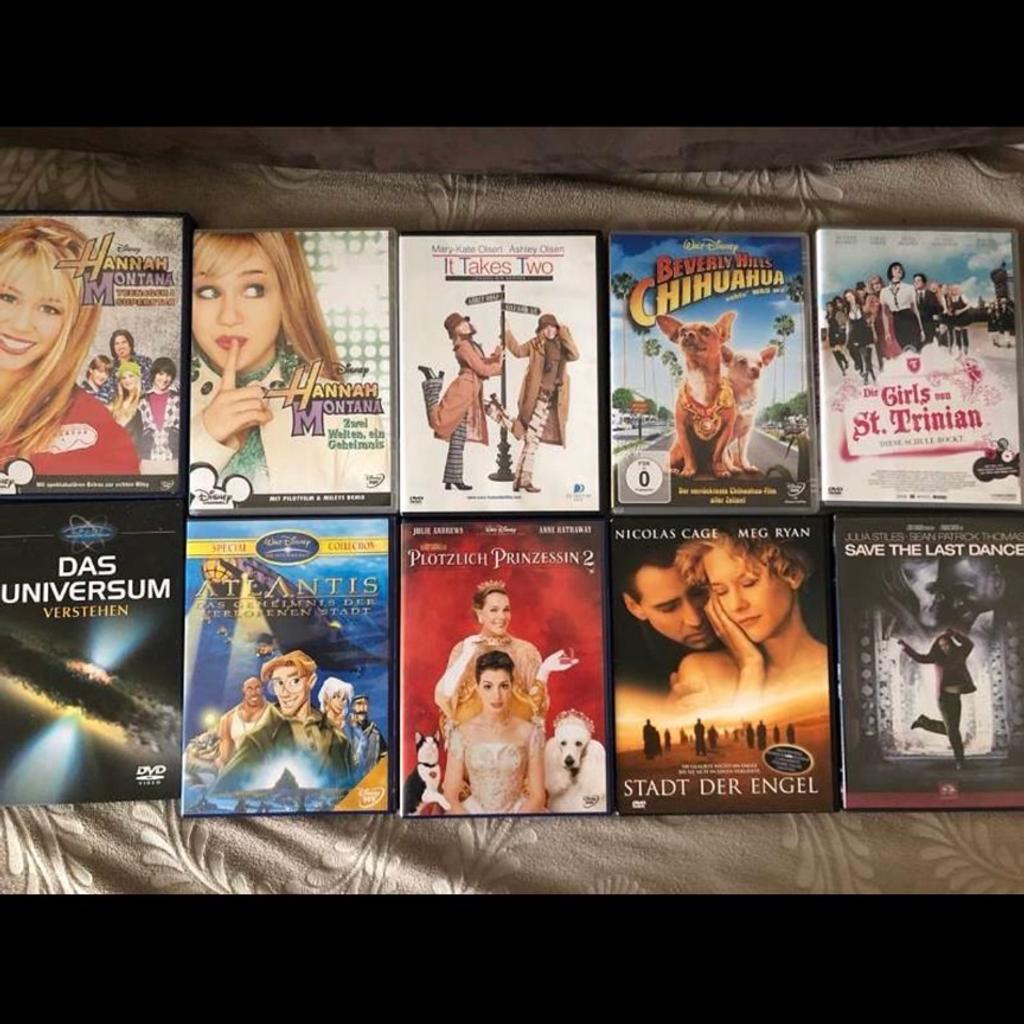 Verkaufe DVD teilweise neu!
Blue Ray neu!
Kinderfilme, Action, Abenteuer, Horror

Versand 📦 gegen Aufpreis!

Privatverkauf, kein Umtausch, Rücknahme, Gewährleistung oder Rückerstattung!

Hannah Montana und plötzlich Prinzessin sind verkauft !!!!