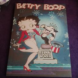 Large Betty Boop Canvas
