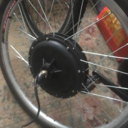 E/bike wheel with other components to make standard bike electric but no battery 26” wheel