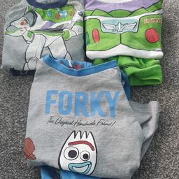 3 pairs of toy story pjs in 2 to 3 

from a smoke and pet free home