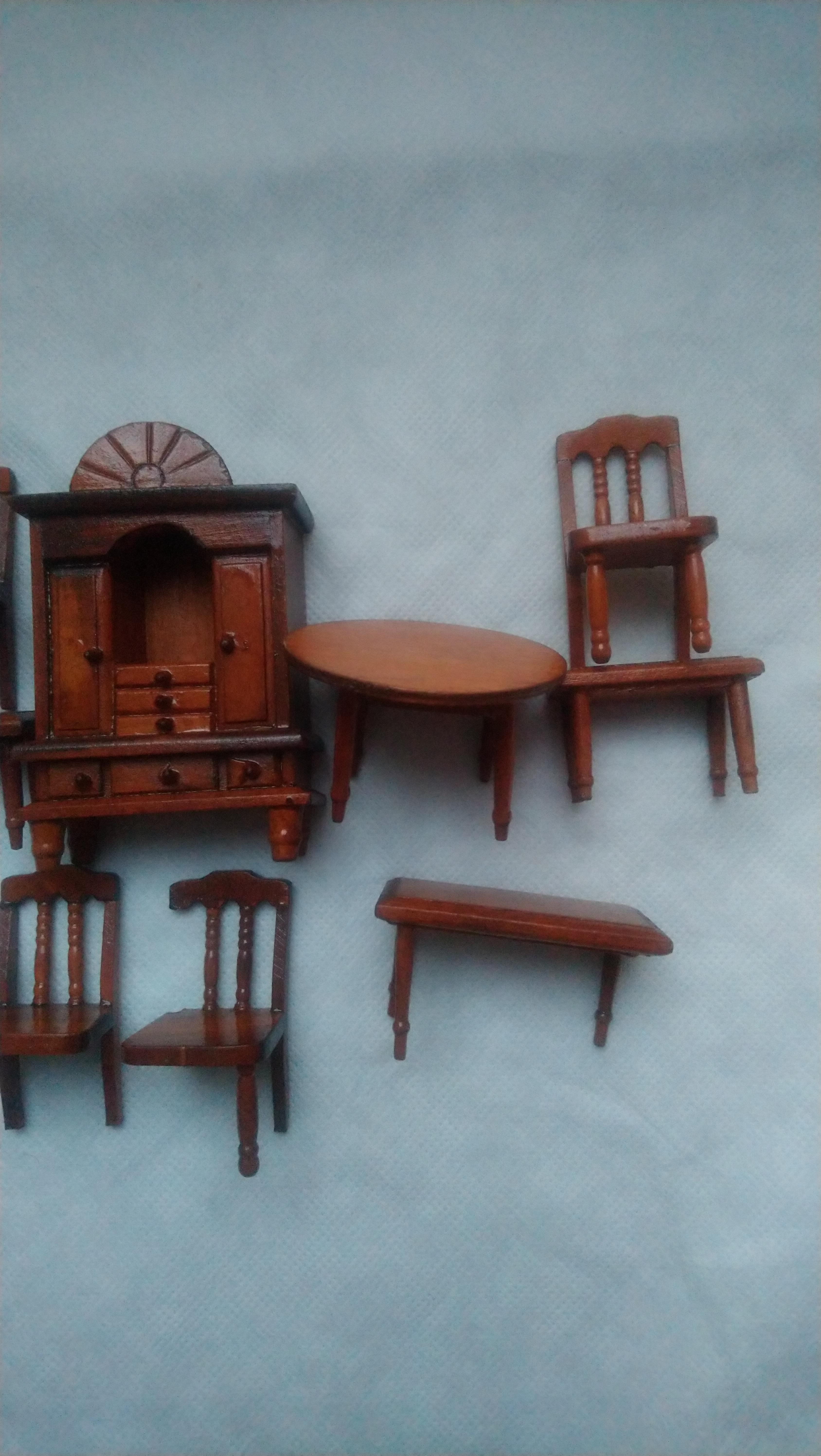 Wooden miniature furniture set in B32 Birmingham for £10.00 for sale ...