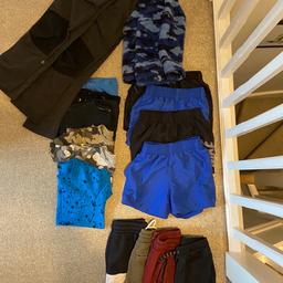 2 pairs of Walking Trousers 7-8yrs
1 Fleece 7-8 years
6 T-shirt’s 8-9 years
4 pairs of Nike shorts size S (8-10yrs)
4 pairs of shorts - 1 pair 8-9yrs, 3 pairs 7-8yrs

All worn but still in good condition

Pet and smoke free home
Collection only please