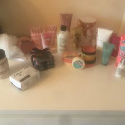 Various - Ted Baker , FVUK, Soap and Glory etc
Body lotion
Scrubs
Hand cream
Soaps 