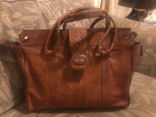 Buy & Sell Merseyside Sefton - Photos for Large Faux Leather Tan Satchel Bag