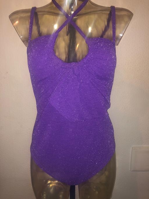 Buy & Sell Merseyside Sefton - Photos for 2 way BNWT Purple Glitter Bodysuit size 12