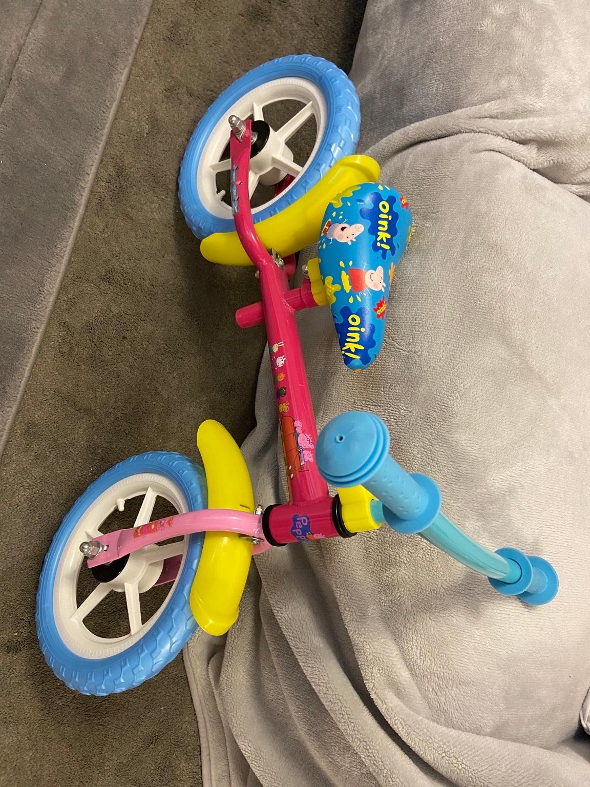 peppa pig balance bike
