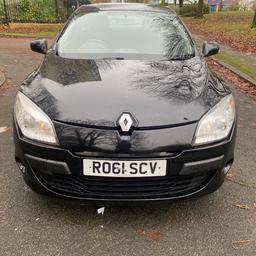 READ THE DESCRIPTION PEASE) £1000 no offers what so ever 
- Renault Megane dci 1.5 diesel 
- Breaks work perfectly 
- Car used everyday for work, engine is fine also gearbox and clutch runs perfectly no knocks or bangs 
- 74,000 low mileage hence the price 
- Needs abit of TLC to bodywork and MOT 
- Possible ABS fault
£250 spend on this car to get it right then you will have a nice car with a sell on value of £2200 do your priced research, stupid offers will be ignored.
I do have some of the V5