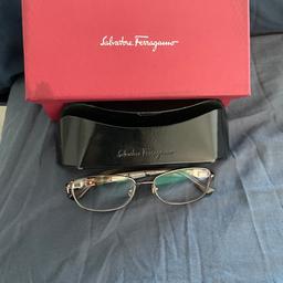 Optical glasses from Salvatore Ferragamo.
in great condition with original box and case.