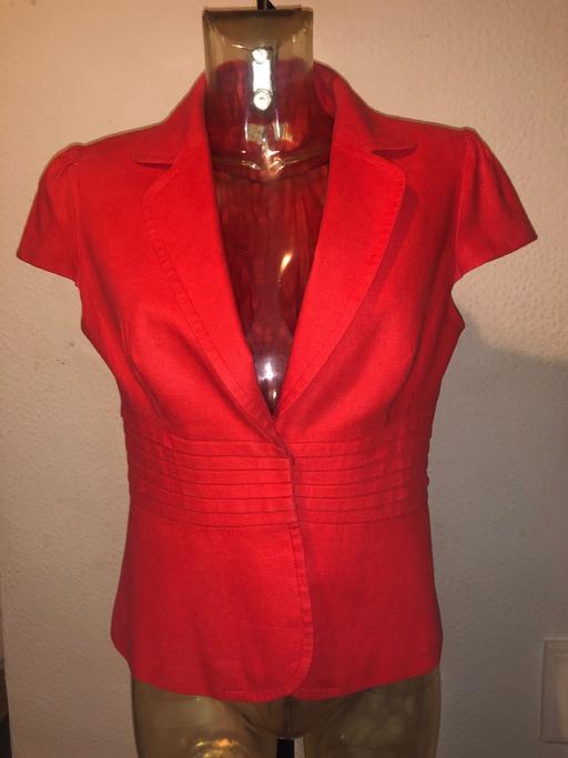 Buy & Sell Merseyside Sefton - Photos for Ladies 12 M&S Linen Orange Blazer Jacket