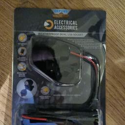 Oxford EL102 Dual USB Socket Motorcycle Device Charging Power Supply Lead. Rrp 24.99 i have 5 available