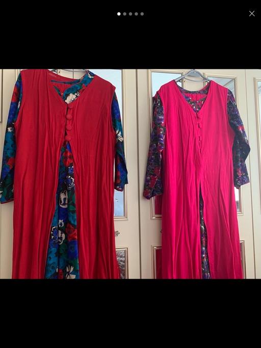 Buy & Sell West Midlands Birmingham - Photos for 2 large salwar kameez dresses with waistcoat