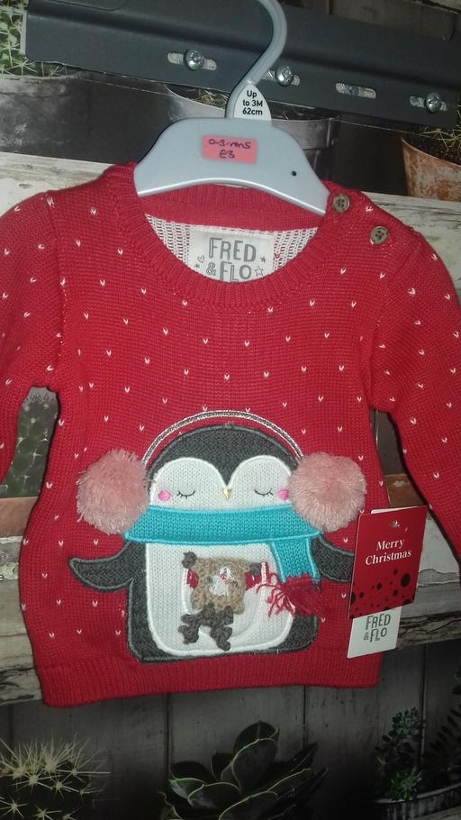 Buy & Sell Northumberland Hartford - Northumberland - Photos for GIRLS CHRISTMAS JUMPER - SIZE 0-3 MONTHS