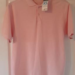 Pink polo size xs but more like a small brand new with tags from smoke and pet free home.