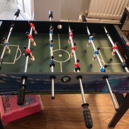 Table football
Legs can be removed for storing