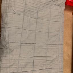 Laura Ashley quilted king size throw/bedspread. This is in duck egg blue and is really warm.