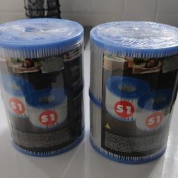 Intex hot tube S1 water filters 2 packets each contains 2 filters cost 20 brand new in wrapping 5pound 