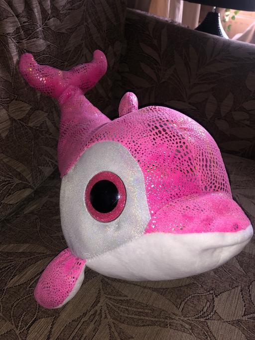 Buy & Sell Merseyside Sefton - Photos for Pink Sparkly Dolphin Teddy 52cm long