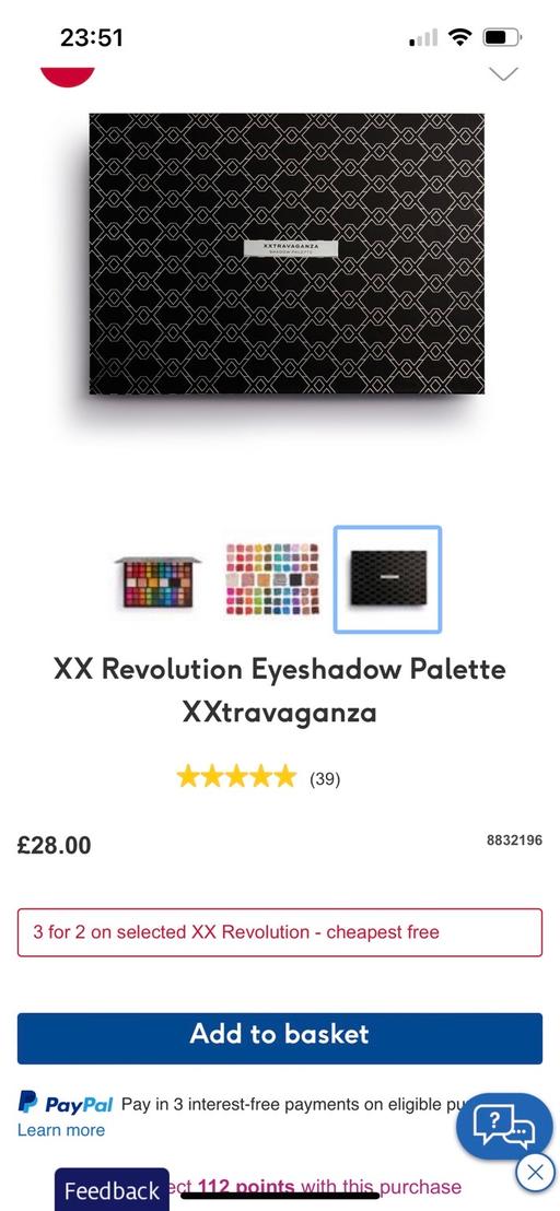 Buy & Sell South West London Streatham Common - South West London - Photos for XX Revolution Eyeshadow Palette XXtravaganza