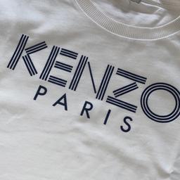 Kenzo boys age 14A white cotton T shirt
Brand new condition, worn once
Logo print