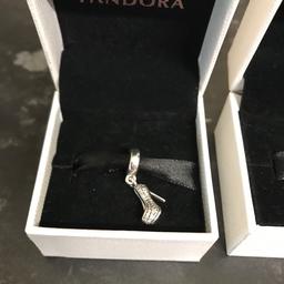 Genuine Pandora shoe charm like new comes in box.  Collection from WN7
First class signed for postage is available buyer to  cover the cost of £3.95