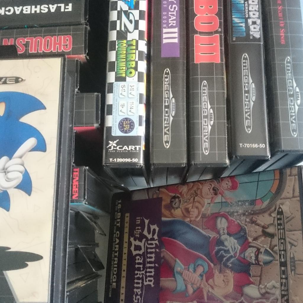 lots of great sega titles,

collection wf4 area.