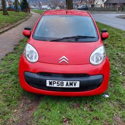 Hello, I am selling this citroen C1 which has 53000 miles as seen in the picture also want to add that the clear coat is coming off at the rear bumper and the mirrors however, The engine is amazing the clutch was replaced 3 years ago and still graps at the top. The interior is good condition  nothing is ripped also the oil was replaced every  5000 miles and the car never burnt any oil. Also the car comes with a manual gearbox and a spare key.
phone:07578616144.Mot 28 SEPTEMBER 2022
