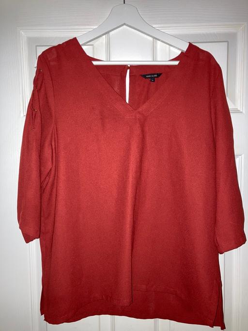 Buy & Sell West Midlands Sandwell - Photos for River island blouse size 14 terracotta