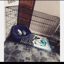 large dog crate for sale.
no longer being used.
collection from wednesbury 
open to offers.