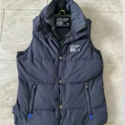 Superdry Body Warmer Size Small.


Super comfy & warm


Padded


Zip & Poppers


Excellent condition