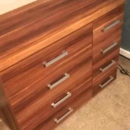 chest of Draws with 2 bedside cabinets 
a few marks on top of draws (hence price)
£25 the lot 
Collection only Hartlepool