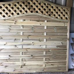 Two fence panels never been used in dry garage for sale forty pound each cash on collection 60 pound for both buyer collect