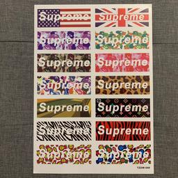 Supreme 20th Anniversary Box Logo Tee Shirt Pack 