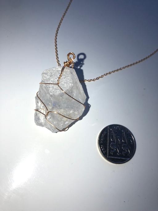 Buy & Sell Caerphilly - Wales Aberbargoed - Caerphilly - Photos for Handmade clear quartz crystal necklace