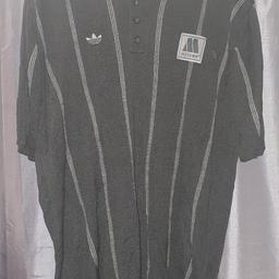 Rare vintage Adidas Originals Motown lightweight knitted polo shirt.
Pristine condition as hardly worn, Size M but can fit a small large. special piece of history here with adidas x motown colab range.