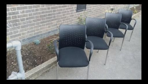 Buy & Sell South East London Croydon - Photos for Black Boardroom Office chairs