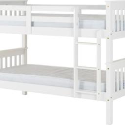 bunk beds Brand new boxed self assembly required
can be used as two separate beds

mattress sold separately