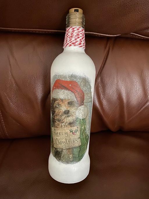 Buy & Sell South East London Blackfen - South East London - Photos for Lightup Christmas Decoration Bottle with Dog