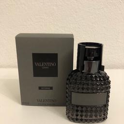 Valentino Uomo Intense 50ml; Parfum für Männer 40/50ml vorhanden.
Wird zu wenig benutzt und darf dementsprechend weiterziehen.