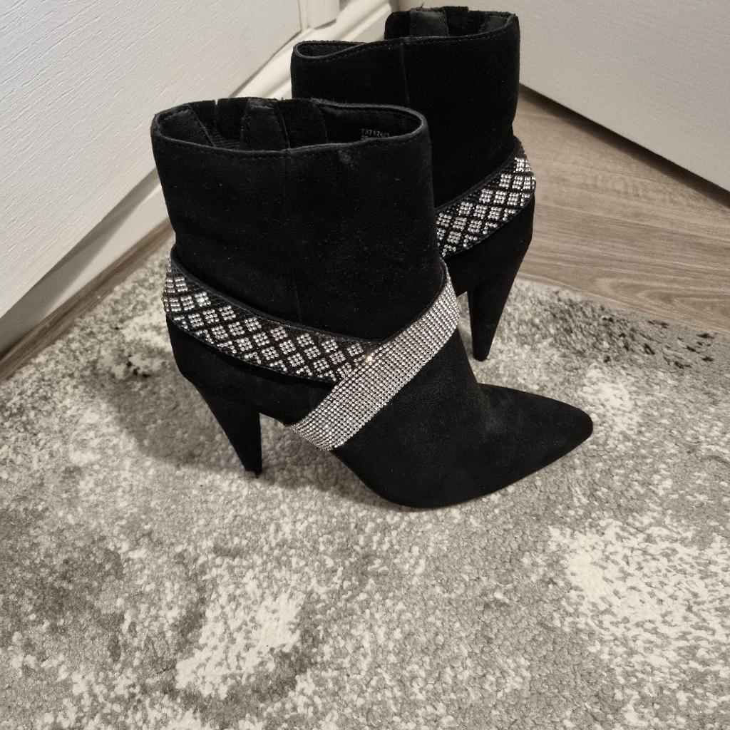 River island clearance diamante boots